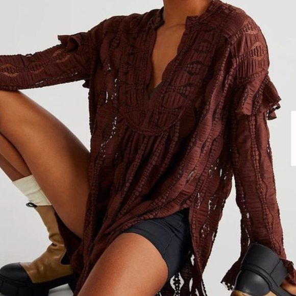 Free People Tops - FREE PEOPLE Candy Shop Tunic Sz XS NEW